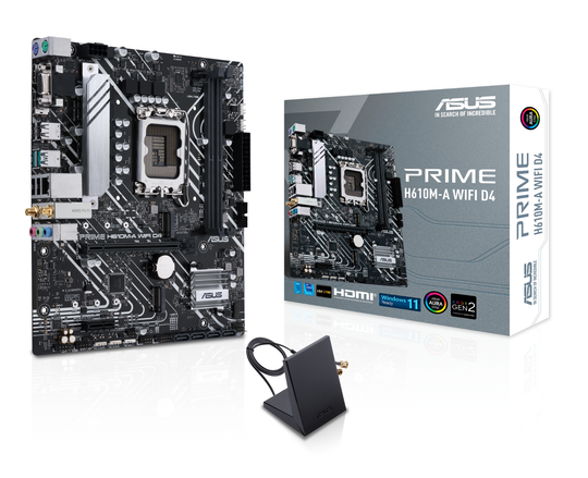 Asus PRIME H610M-A WIFI D4 Intel DDR4 Micro ATX Motherboard