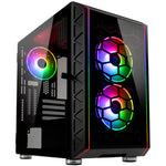 Kolink Citadel Glass SE ARGB Micro-ATX Gaming Case - Black
