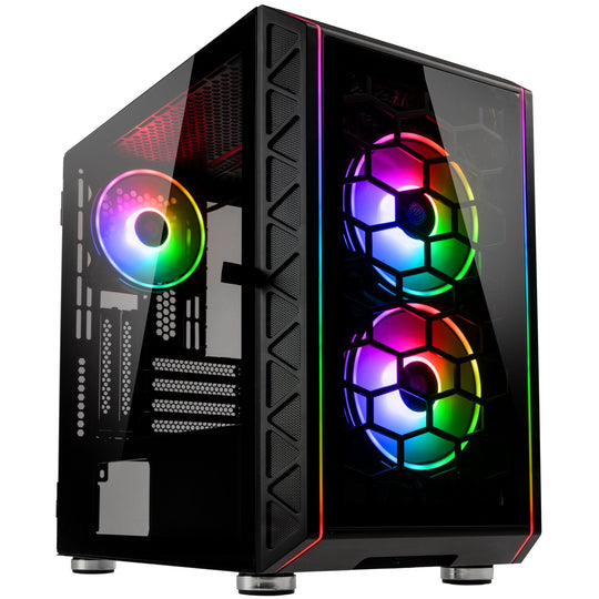 Kolink Citadel Glass SE ARGB Micro-ATX Gaming Case - Black