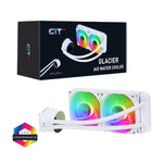 CiT Pro Glacier 240mm ARGB AIO CPU Liquid Cooler - White