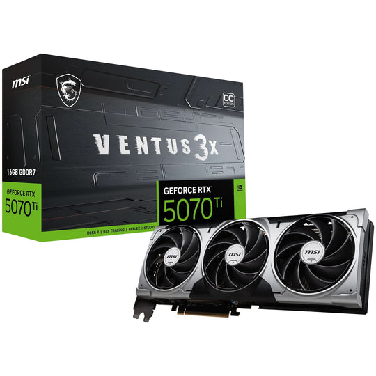 MSI GeForce RTX 5070 Ti VENTUS 3X OC 16GB GDDR7 2482 MHz