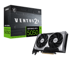 MSI GeForce RTX 5050 Ventus 2X OC 8GB GDDR6 PCI-Express Graphics Card