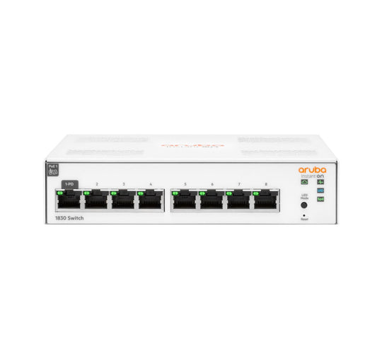 Aruba Instant On 1830 8G Managed L2 Gigabit Ethernet (10/100/1000) JL810A#ABB