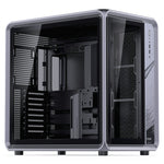 Jonsplus   BO400 Mid-Tower, ATX, Aluminium Frame, Tempered Glass - Black