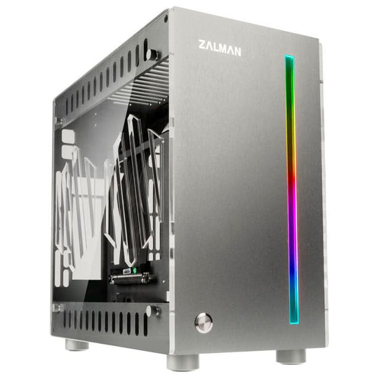 Zalman Z-Machine 300 Aluminium Mini-ITX Case - Silver Window