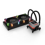 Valkyrie Dragonfang 240 ARGB AIO Liquid Cooler - 240mm - Black - Intel/AMD