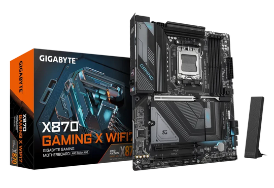 Gigabyte X870 GAMING X WIFI7, AMD, AM5, DDR5, ATX Motherboard