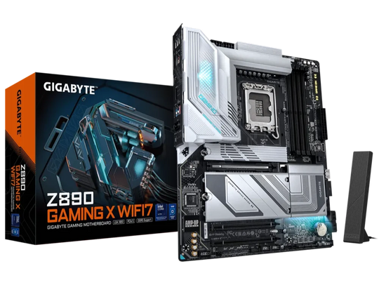 Gigabyte Z890 GAMING X WIFI7, Intel, LGA 1851, DDR5, ATX Motherboard