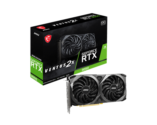 MSI GeForce RTX 3050 VENTUS 2X XS 8G OC GDDR6 1807 MHz
