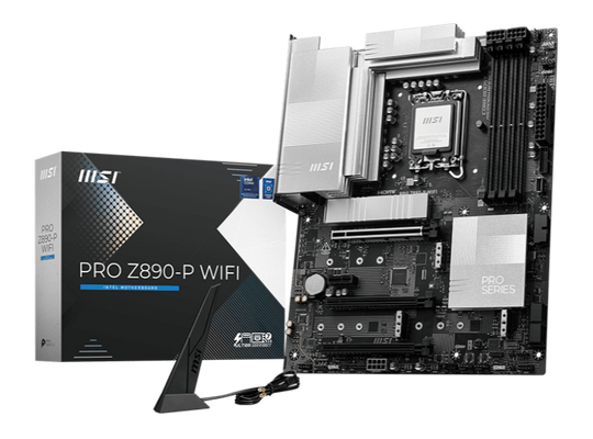 MSI PRO Z890-P WIFI, Intel, LGA 1851, DDR5, ATX Motherboard