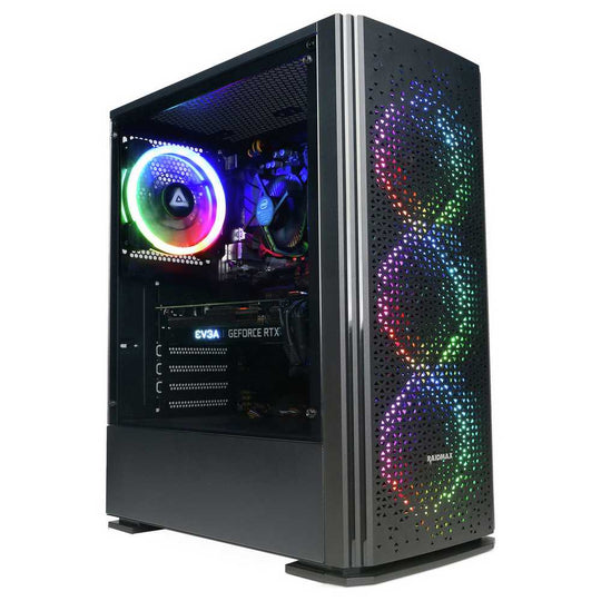CyberPowerPC - Ryzen 5 + ARG010114 + Gaming PC - AMD Ryzen 5 4500 - NVIDIA RTX 3050 - 16GB DDR4 - 500GB NVMe