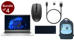 GiGate Bundle,HP Laptop Intel® Core i5 8 GB RAM 256 GB SSD 15.6" Silver+ Urban Factory 15.6"inch Backpack Blue+ HP Multi-Device Mouse+ NZXT Starfield Extra Large Mouse Pad