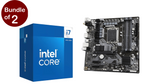 GiGate Bundle,Intel Core I7-14700, 20 Cores 33MB Cache+Gigabyte B760M DS3H AX Motherboard