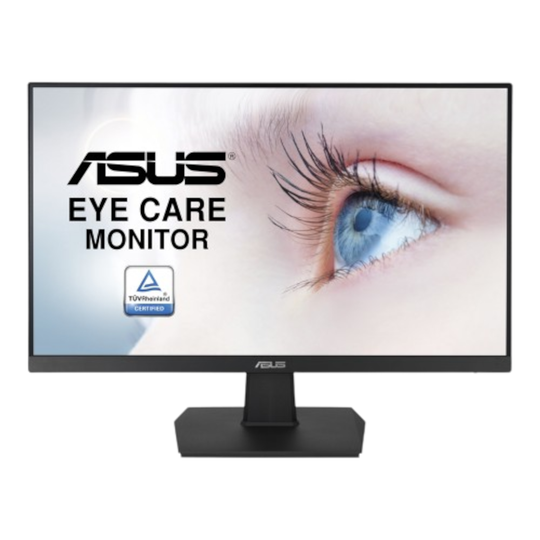 شاشة ASUS VA27EHE مقاس 27 بوصة للعناية بالعين بدقة Full HD (1920 × 1080) IPS و75 هرتز Adaptive-Sync HDMI D-Sub بدون إطار، أسود