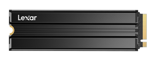 Lexar NM790 4TB PCIe Gen 4 NVMe M.2 SSD with Heatsink - 7400MB/S Read / 6500MB/S Write - LNM790X004T-RN9NG