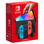 Nintendo Switch OLED Model Gaming Console, 64GB, Neon Blue/Neon Red