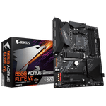 Gigabyte B550 AORUS Elite V2 Socket AM4 B550 ATX Black Motherboard