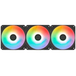 Aerocool Link 3-Pack Easy Connect ARGB Fan - 120mm PWM - Black