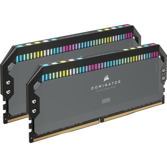 Corsair Dominator Platinum RGB EXPO 32GB (2x16GB) DDR5 PC5-41600C40 5200MHz Dual Channel Kit - Black (CMT32GX5M2B5200Z40)