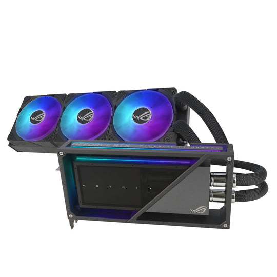 بطاقة الرسومات أسوس جي فورسRTX 4090 ROG  ماتريكس بلاتينوم بسعة 24 جيجابايت GDDR6X، مع واجهة PCI-Express