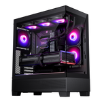 Phanteks XT View ATX Case Tempered Glass Windows, Black