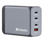 Verbatim GNC-240 GaN Charger 240W with 1 x USB-C 140W /1 x USB-C 100W / 1 x USB-C 65W / 1 x USB-A QC 3.0 (EU/UK/US)