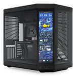 HYTE Y70 Touch Infinite Mid Tower ATX Case Tempered Glass Touchscreen - Black