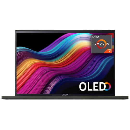 Acer - Swift Edge 16 + SFE16-44 + AI PC - AMD Ryzen 7 8840U - AMD Radeon 780M - 16GB LPDDR5 RAM - 1TB SSD - 16" 3.2K OLED 120Hz - Windows 11 - Black