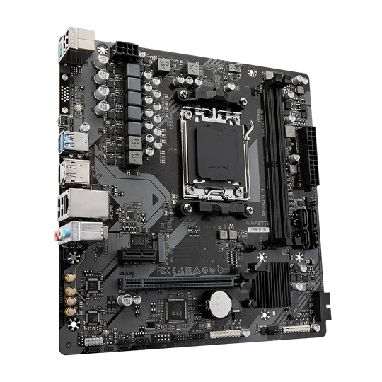 لوحة أم جيجابايت A620M H (النسخة 1.0) بمعالج AMD A620 مقبس AM5 ذاكرة DDR5  مايكرو ATX