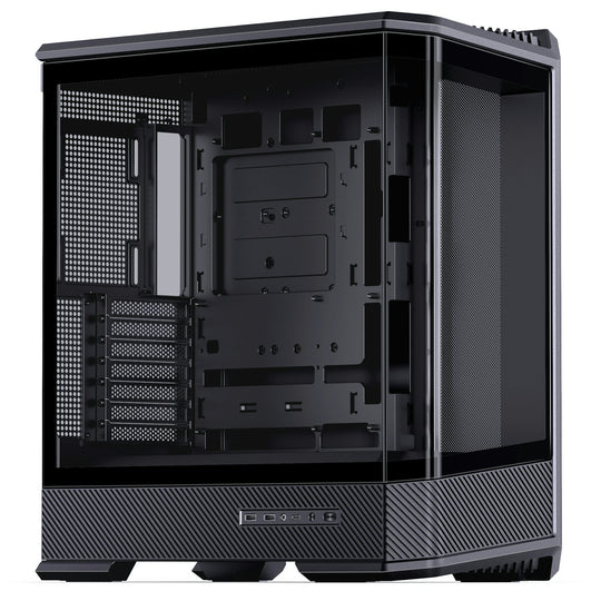 Jonsbo D400 Mid-Tower, ATX, Tempered Glass - Black
