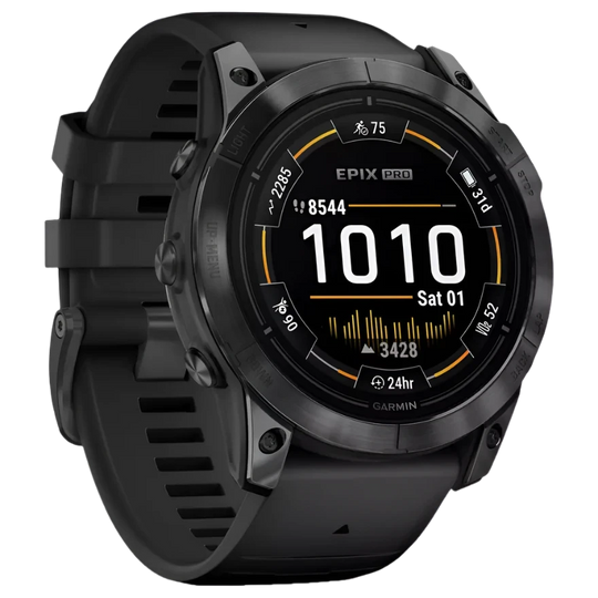ساعة جارمين إيبيكس برو الذكية، 51 مم، رمادي داكن وأسود