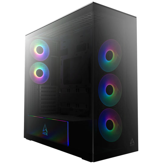 Arctic Xtender ARGB Glass Mid-Tower E-ATX Case - Black