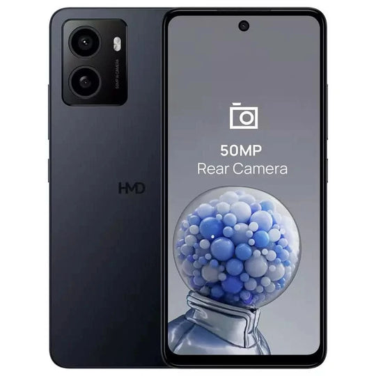 موبايل HMD Pulse+، شاشة 6.56 بوصة، رام 4 جيجا بايت، ذاكرة تخزين 128 جيجا بايت، بشريحتين اتصال، شبكة الجيل الرابع - ازرق ليلي