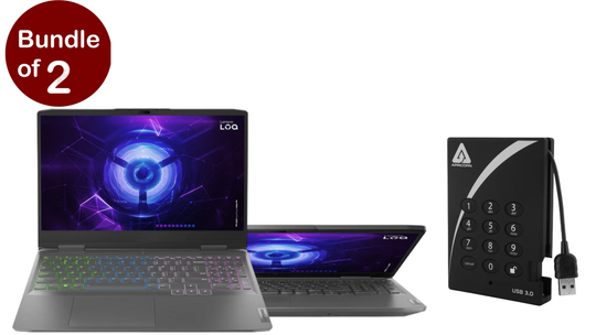 GiGate Bandle,Lenovo LOQ Gaming Intel Core I7 NVIDIA GeForce 8GB 16 GB Ram+ Hard Drive Padlock USB 500GB
