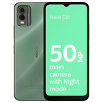 Nokia C32 Mobile Phone, 6.5 Inch, 4GB RAM, 64 GB Storage, Dual SIM, 4G - Green