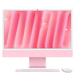 Apple iMac M4 59.7 cm (23.5") 4480 x 2520 AIO PC, 16GB RAM, 256GB SSD, macOS Sequoia, Wi-Fi 6E, Pink