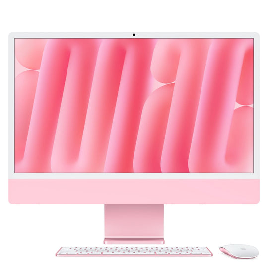 Apple iMac 24" M4 All-in-One 8-Core CPU 8-Core GPU 16GB RAM 256GB SSD 4.5K Retina macOS Sequoia - Pink