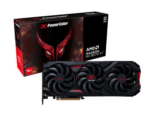 PowerColor Radeon RX 9070 XT Red Devil 16GB GDDR6 3060 MHz Graphics Card