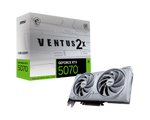 MSI GeForce RTX 5070 Ventus 2X OC White 12GB GDDR7 2542 MHz Graphics Card
