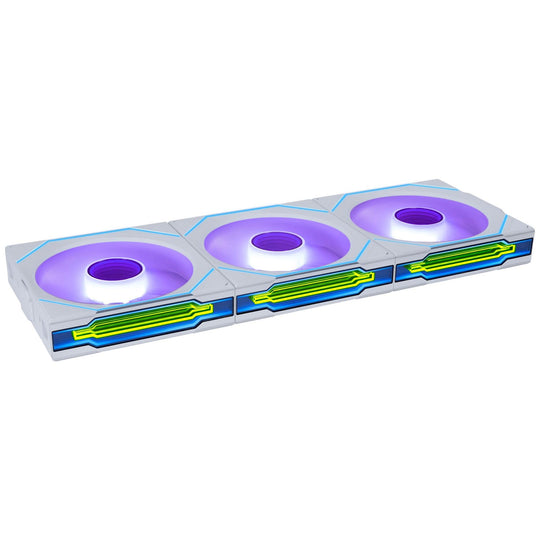 Lian Li UNI SL120 INF Wireless RGB 120mm Triple Fan Pack - White