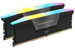Corsair Vengeance RGB 128GB (2x64GB) XMP DDR5 PC5-44800C42 6400MHz Dual Channel Kit