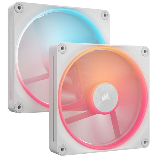 Corsair iCUE LINK LX140-R RGB 140mm PWM Reverse Fan Starter Kit - White