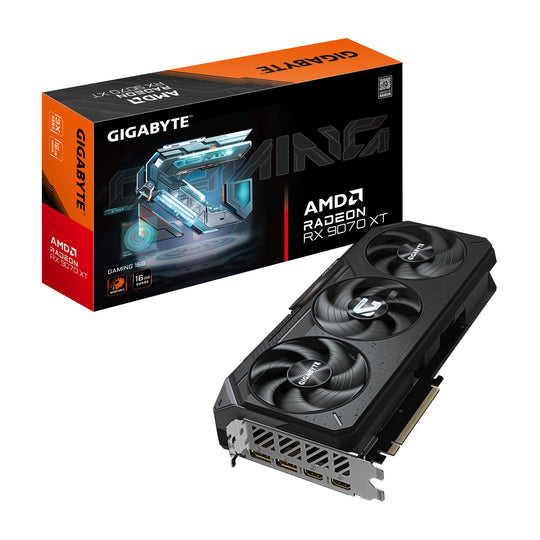 Gigabyte Radeon RX 9070 XT Gaming 16GB GDDR6 PCI-Express Graphics Card