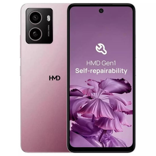 موبايل اتش ام دي بالس، شاشة 6.56 بوصة، رام 4 جيجا بايت، ذاكرة تخزين 64 جيجا بايت، ثنائي الشريحة، شبكة الجيل الرابع - بينك دريمي