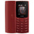 Nokia 105 Mobile Phone, 1.8 Inch, 32MB RAM, 32MB Storage, Dual SIM - Red