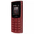 Nokia 105 Mobile Phone, 1.8 Inch, 32MB RAM, 32MB Storage, Dual SIM - Red