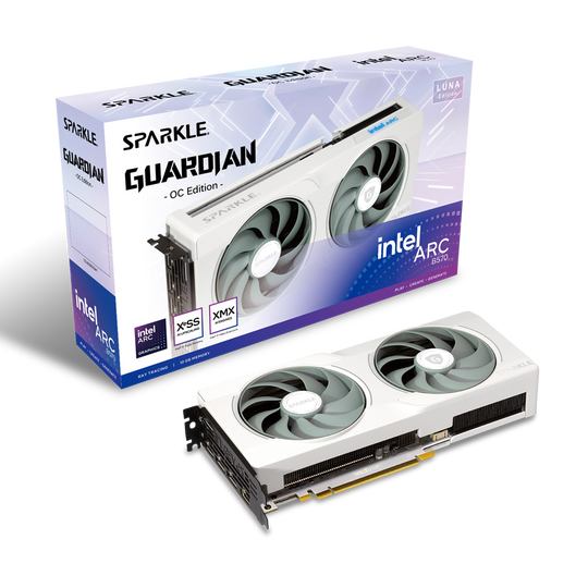Sparkle Intel ARC B570 GUARDIAN Luna OC 10GB GDDR6 Graphics Card
