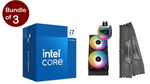 GiGate Bundle,Intel Core I7-14700, 20 Cores, 33MB Cache+Corsair Vengeance DDR5 Memory Module 32+ DeepCool LS520 Processor All-In-One Liquid Cooler