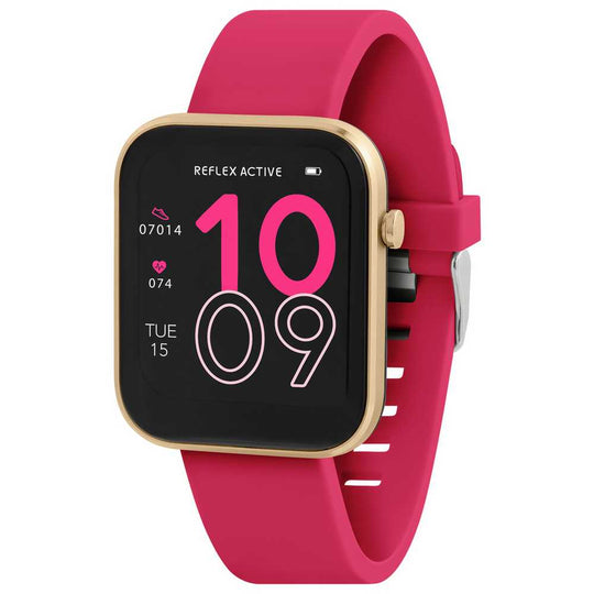 Reflex Active Series 12 Bright Pink Smart Watch