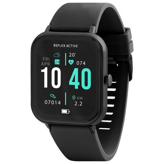 Reflex Active Series 23 Black Strap Smart  Watch